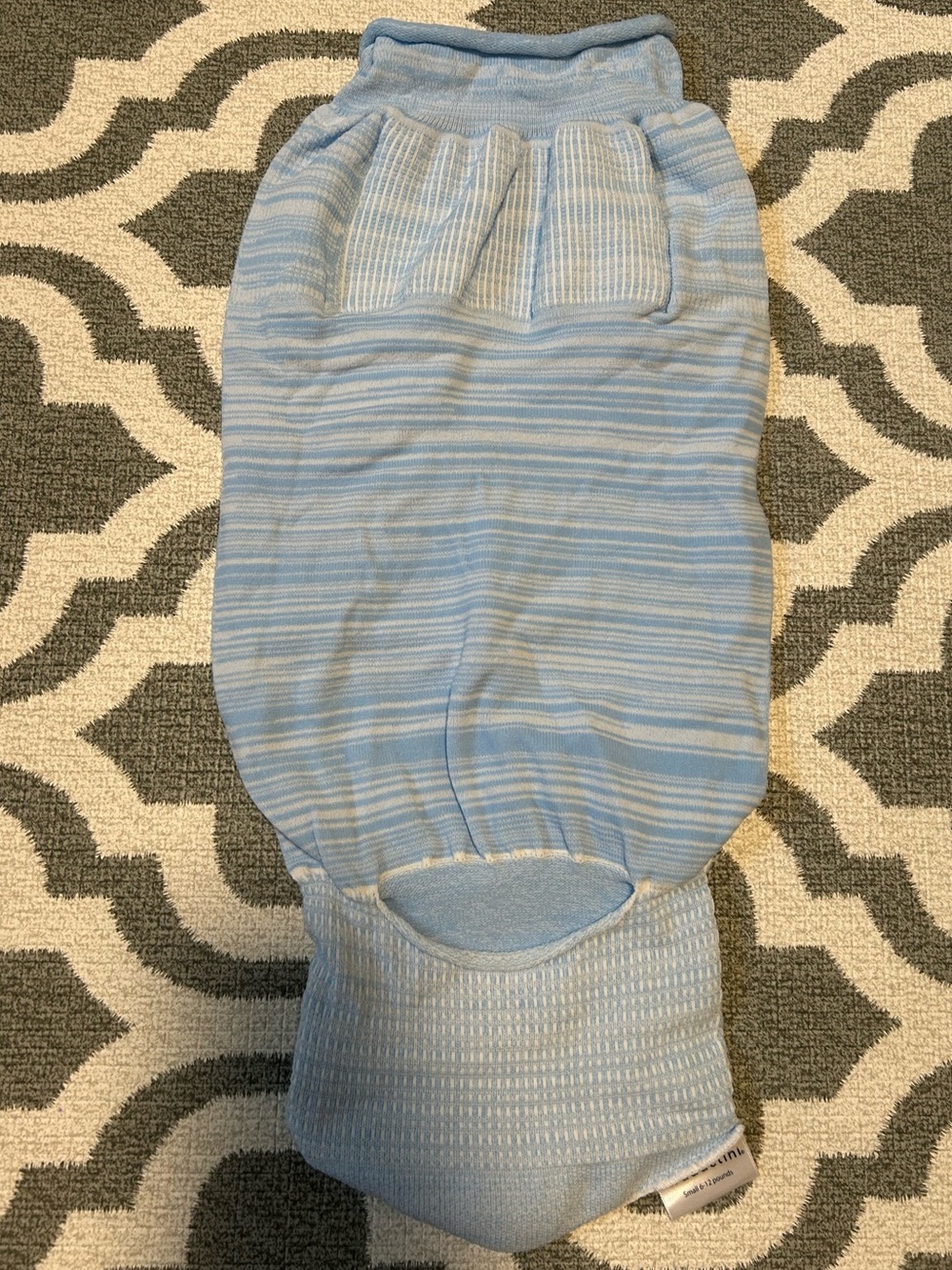 Blue Striped Baby Sleep Sack - Lightweight Cozy Sleepwear